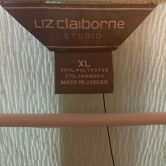 Elegant Sheer light blue Women's Top - Picture 4 of 4